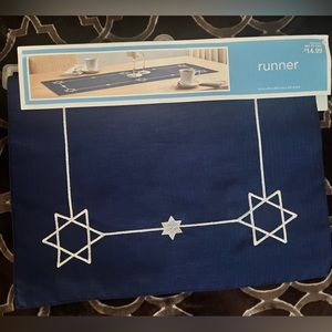 Chanukah table runner